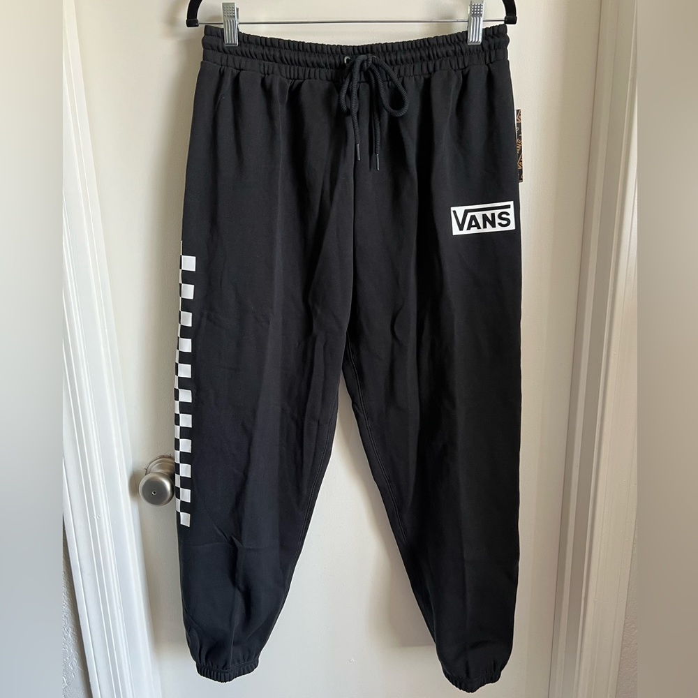 💥NWT💥 VANS Versa Black Sweatpants Sz Large